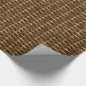 Klassieke over en onder Basketweve Textuur Cadeaupapier (Hoek)