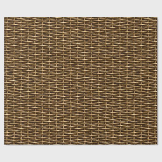 Klassieke over en onder Basketweve Textuur Cadeaupapier (Vlak)