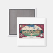 Klassieke Oxford Skyline Magnet (Voorkant / Achterkant)