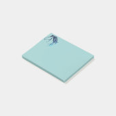 Klassieke paardenkop Logo in blauw Post-it® Notes (Schuin)