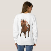 Klassieke paardenracht Seabiscuit Beats War Admira Trui (Achterkant volledig)