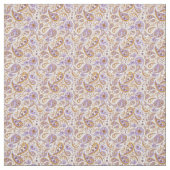 Klassieke Paarse en bruine Paisley Pattern Stof (Swatch)
