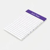 Klassieke Paarse gelinkte persoonlijke Post-it® Notes (Schuin)