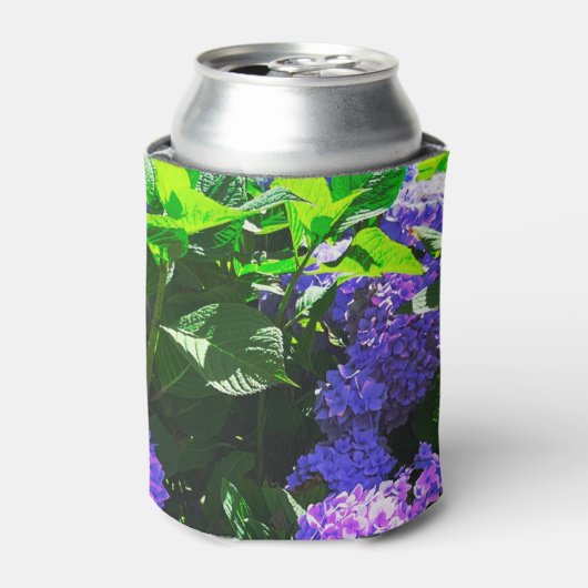 Klassieke Paarse Realistic Hydrangea Cooler (Blikje Voorkant)