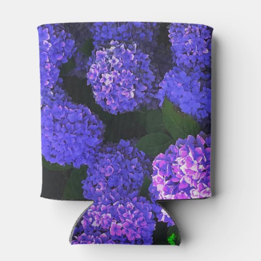 Klassieke Paarse Realistic Hydrangea Cooler (Achterkant)
