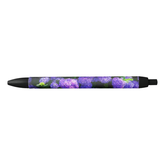Klassieke Paarse Realistic Hydrangea Pen (Voorkant)