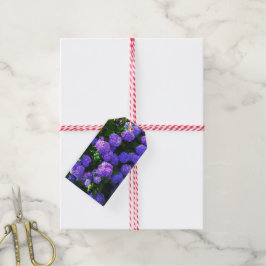 Klassieke Paarse Realistische Hortensia Gift Label Cadeaulabel