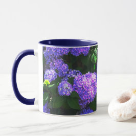Klassieke Paarse Realistische Hortensia Mok