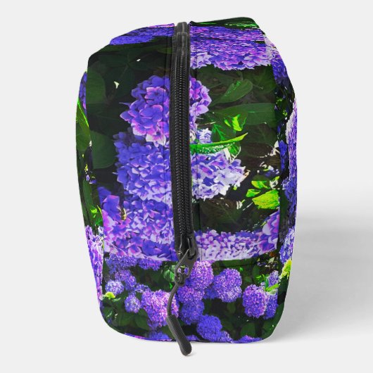 Klassieke Paarse Realistische Hydrangea Toilettas Toilettasje (Rechts)