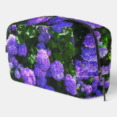 Klassieke Paarse Realistische Hydrangea Toilettas Toilettasje (Rechterhoek)