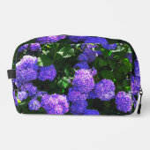 Klassieke Paarse Realistische Hydrangea Toilettas Toilettasje (Voorkant)