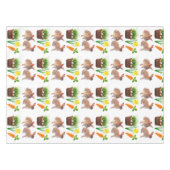 Klassieke Paaskonijn Collage Holiday Tafelkleed (Voorkant (Horizontaal))