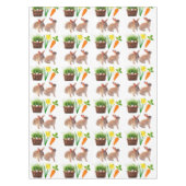 Klassieke Paaskonijn Collage Holiday Tafelkleed (Voorkant)