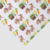 Klassieke paasmakerij met konijnenwortel tissuepapier (Detail)