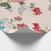 Klassieke paisley en fijn kant patroon, Perzisch p Cadeaupapier (Hoek)