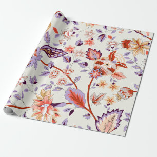 Klassieke paisley en fijn kant patroon, Perzisch p Cadeaupapier