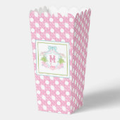 Klassieke Palm Beach Monogram Wapen Bedankdoosjes (Voorkant)