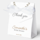 Klassieke parelketting bruids douche favor doosjes (Voorkant)