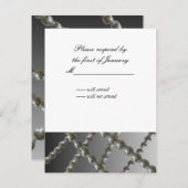 Klassieke parels Reply Kaart (Voorkant / Achterkant)