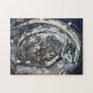 Klassieke "Parels" - Vrouwenkunst door Mikhail Vro Legpuzzel