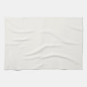 Klassieke parelwitte handdoek – Levendig keukenacc (Horizontaal)