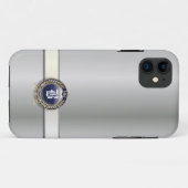 Klassieke Parelzilver iPhone 5 Hoesje (Achterkant (horizontaal))