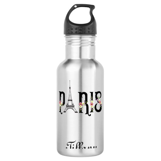 Klassieke Parijs Waterfles (Voorkant)