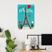 Klassieke Paris Kunst Frankrijk Reisposter Retro Poster (Thuiskantoor)
