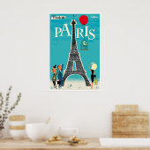 Klassieke Paris Kunst Frankrijk Reisposter Retro Poster (Keuken)