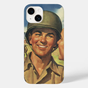 Klassieke Patriottische Helden, Militair Vliegtuig Case-Mate iPhone Case