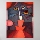 Klassieke Paul Klee - Abstracte Bloemposter Poster (Voorkant)