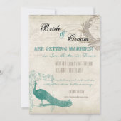 Klassieke Pauw 5 - Save the Date (Achterkant)