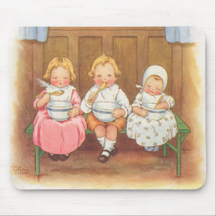 Klassieke Pease Porridge Hot Engelse Kinderrijmpje Muismat