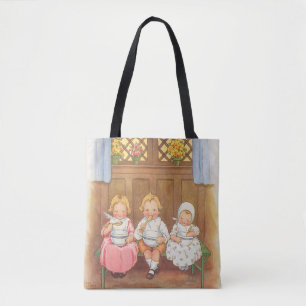 Klassieke Pease Porridge Hot Engelse Kinderrijmpje Tote Bag