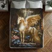 Klassieke  Pegasus Vleugelpaard Eenhoorn Fleece Deken