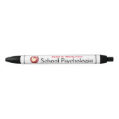 Klassieke pen voor schoolpsycholoog met eigen naam (Voorkant)