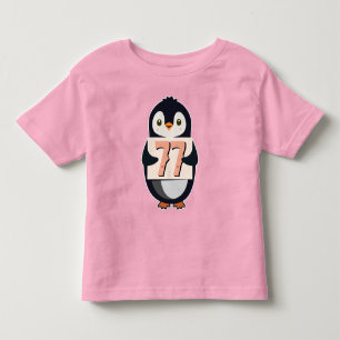 Klassieke Penguin Jersey T-shirt - Aangepast Numme