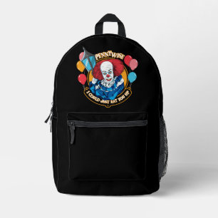 Klassieke Pennywise - Ik zou je gewoon kunnen opet Bedrukte Rugzak