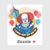 Klassieke Pennywise - Ik zou je gewoon kunnen opet Sticker (Vel)