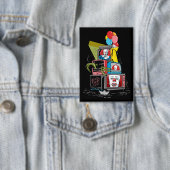 Klassieke Pennywise TV Stack - You'll Float Too Button (Insitu)