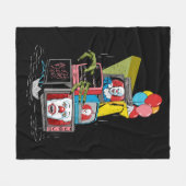 Klassieke Pennywise TV Stack - You'll Float Too Fleece Deken (Voorkant (Horizontaal))