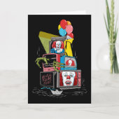 Klassieke Pennywise TV Stack - You'll Float Too Kaart (Voorkant)