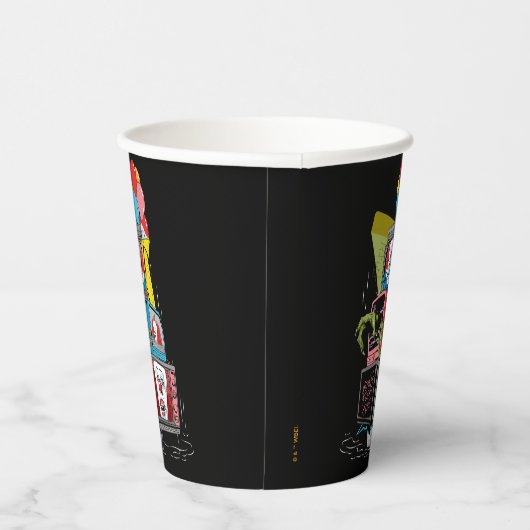 Klassieke Pennywise TV Stack - You'll Float Too Papieren Bekers (Rechts)