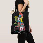 Klassieke Pennywise TV Stack - You'll Float Too Tote Bag (Dichtbij)
