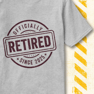 Klassieke Pensioenquote Officieel met Pensioen 202 T-shirt