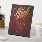 Klassieke  perkament ,Trouwkaarten & geschenken Reclamebord Met Voetstuk (Insitu)