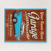 Klassieke persoonlijke Garage 1957 Legpuzzel (Horizontaal)
