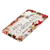 Klassieke persoonlijke kerstfeestdagFoto Magneet (Linkerzijde)