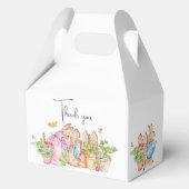 Klassieke Peter de Konijn Baby shower Favoriete Bo Bedankdoosjes (Achterkant)