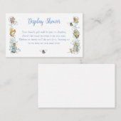 Klassieke Peter de Konijn Display Douche Informatiekaartje (Voorkant / Achterkant)